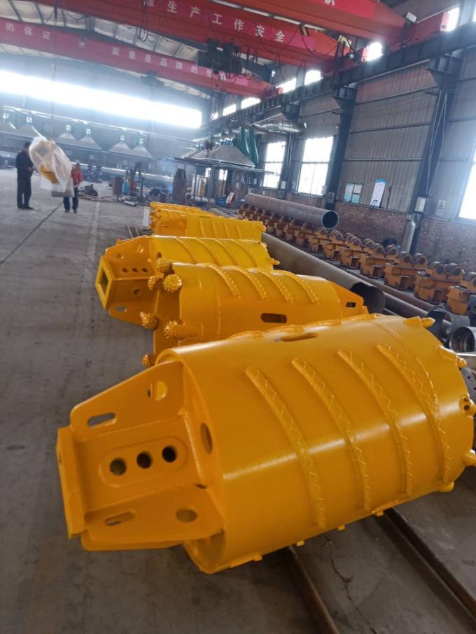 Concrete Core Barrel Bucket With Rock Drilling Teeth For Rotary Drill Rig