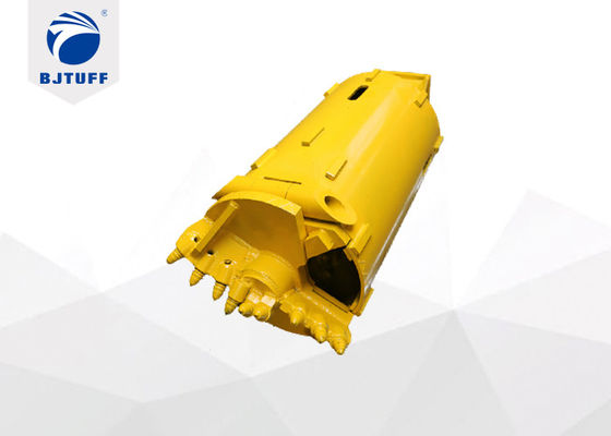 Construction Piling Machine Tools Drilling Bucket With Rock Bits