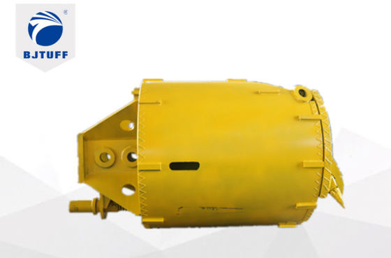 Dia 2200mm 4300kg Wear Resistant Drilling Bucket Double Bottom With Soil Teeth